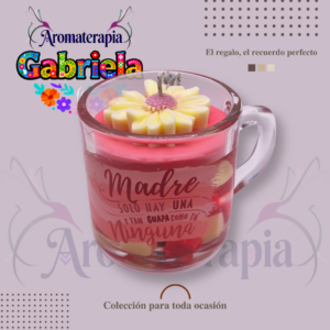 3 Vela aromática - tasa para mamá